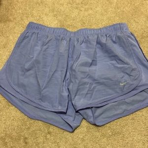 Women’s Nike Dri-Fit Running Shorts Light Purple Size XL like new